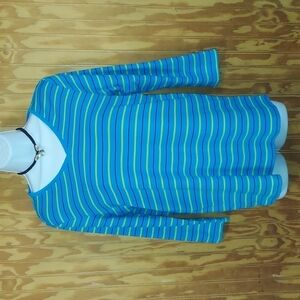 Kim Rogers striped shirt